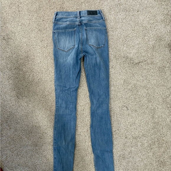 Hollister High Rise Blue Distressed Jeans - Picture 2 of 3